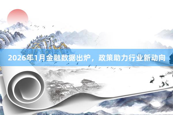 2026年1月金融数据出炉，政策助力行业新动向